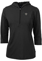 Cutter and Buck New Orleans Saints Womens Virtue Eco Pique Hooded Sweatshirt