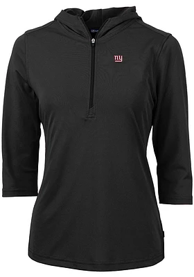 Cutter and Buck New York Giants Womens Virtue Eco Pique Hooded Sweatshirt