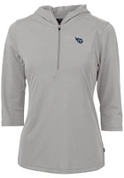 Cutter and Buck Tennessee Titans Womens Virtue Eco Pique Hooded Sweatshirt