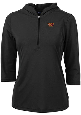 Cutter and Buck Washington Commanders Womens Virtue Eco Pique Hooded Sweatshirt