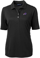 Cutter and Buck Buffalo Bills Womens Virtue Eco Pique Short Sleeve Polo Shirt