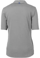 Cutter and Buck New England Patriots Womens Virtue Eco Pique Short Sleeve Polo Shirt
