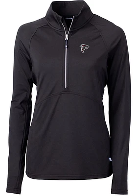 Cutter and Buck Atlanta Falcons Womens Adapt Eco Qtr Zip