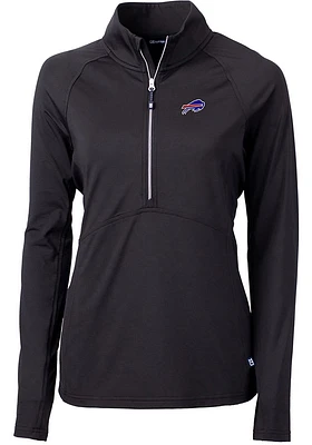 Cutter and Buck Buffalo Bills Womens Adapt Eco Qtr Zip
