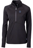 Cutter and Buck Indianapolis Colts Womens Adapt Eco Qtr Zip