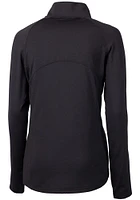 Cutter and Buck Washington Commanders Womens Black Adapt Eco Qtr Zip
