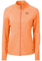 Cutter and Buck Chicago Bears Womens Orange Adapt Eco Light Weight Jacket