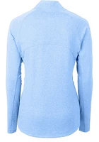 Cutter and Buck Los Angeles Chargers Womens Light Blue Adapt Eco Weight Jacket