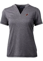 Cutter and Buck Arizona Cardinals Womens Charcoal Forge Short Sleeve T-Shirt