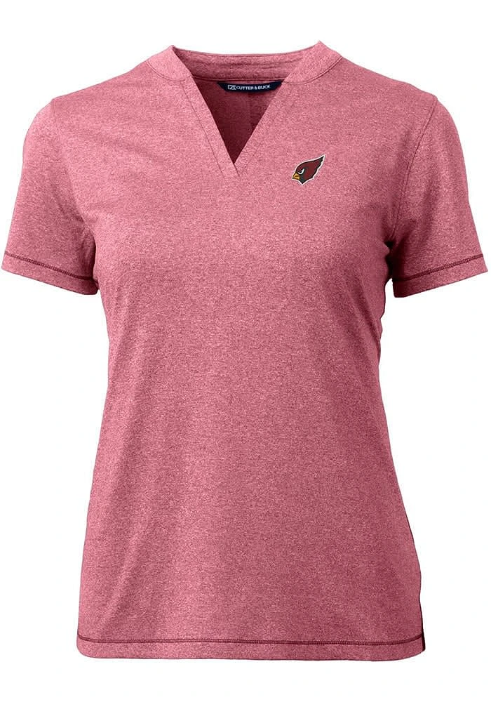 Cutter and Buck Arizona Cardinals Womens Forge Short Sleeve T-Shirt