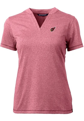 Cutter and Buck Arizona Cardinals Womens Forge Short Sleeve T-Shirt