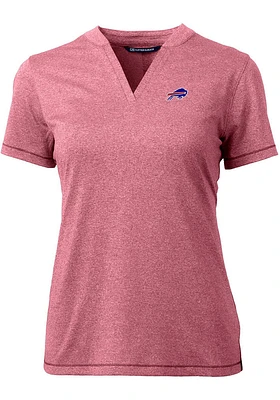 Cutter and Buck Buffalo Bills Womens Forge Short Sleeve T-Shirt