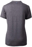 Cutter and Buck Carolina Panthers Womens Charcoal Forge Short Sleeve T-Shirt