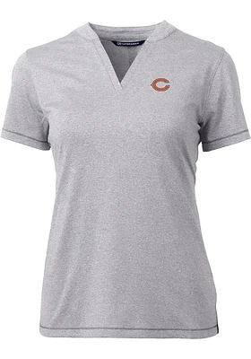 Cutter and Buck Chicago Bears Womens Forge Short Sleeve T-Shirt