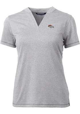 Cutter and Buck Denver Broncos Womens Forge Short Sleeve T-Shirt