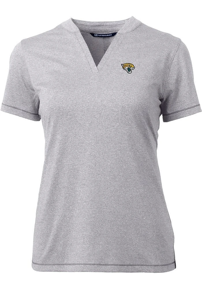 Cutter and Buck Jacksonville Jaguars Womens Forge Short Sleeve T-Shirt