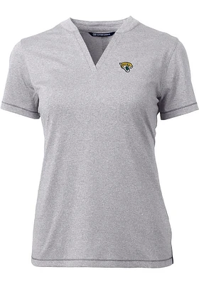 Cutter and Buck Jacksonville Jaguars Womens Forge Short Sleeve T-Shirt