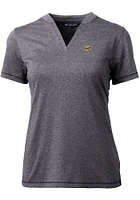 Cutter and Buck Minnesota Vikings Womens Charcoal Forge Short Sleeve T-Shirt