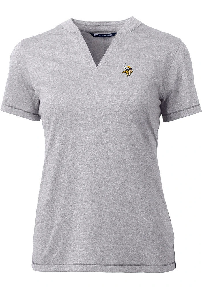 Cutter and Buck Minnesota Vikings Womens Forge Short Sleeve T-Shirt