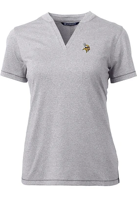 Cutter and Buck Minnesota Vikings Womens Forge Short Sleeve T-Shirt