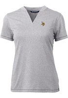 Cutter and Buck Minnesota Vikings Womens Forge Short Sleeve T-Shirt