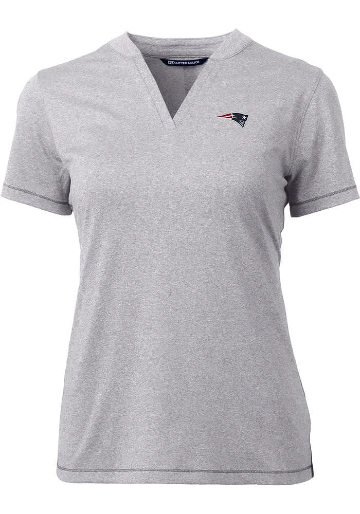 Cutter and Buck New England Patriots Womens Forge Short Sleeve T-Shirt