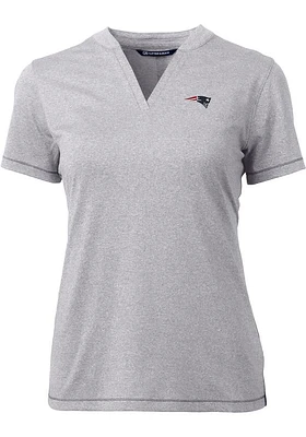 Cutter and Buck New England Patriots Womens Forge Short Sleeve T-Shirt