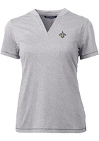 Cutter and Buck New Orleans Saints Womens Forge Short Sleeve T-Shirt