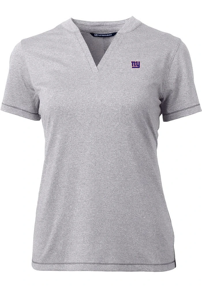 Cutter and Buck New York Giants Womens Forge Short Sleeve T-Shirt
