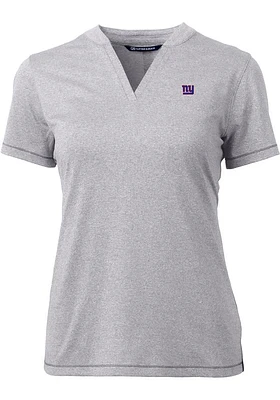Cutter and Buck New York Giants Womens Forge Short Sleeve T-Shirt