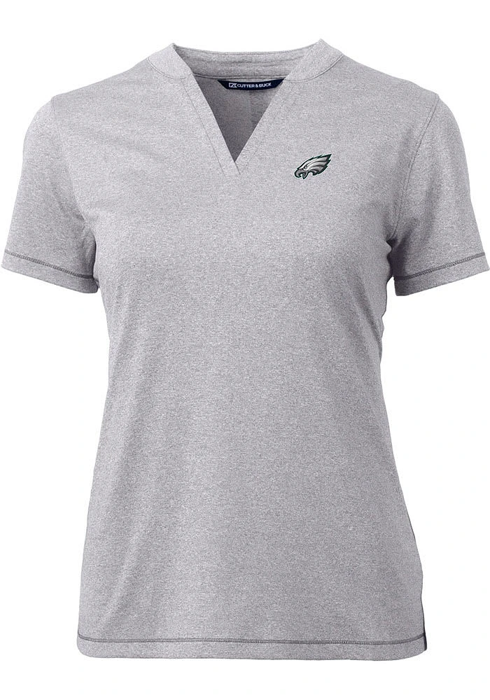 Cutter and Buck Philadelphia Eagles Womens Forge Short Sleeve T-Shirt