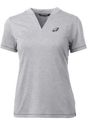 Cutter and Buck Philadelphia Eagles Womens Forge Short Sleeve T-Shirt