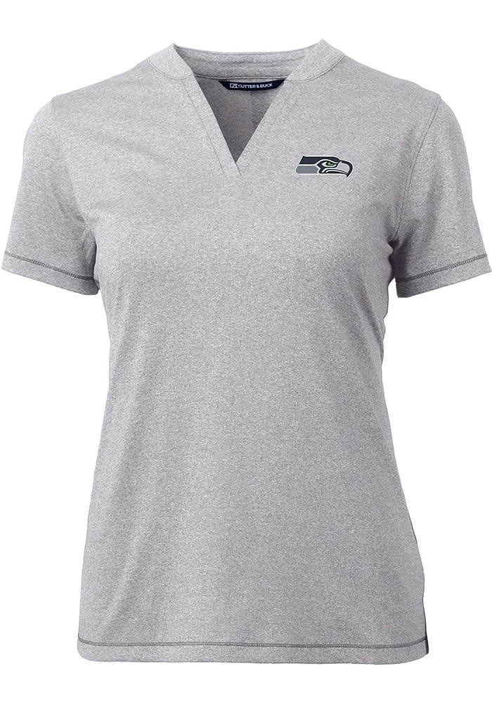 Cutter and Buck Seattle Seahawks Womens Forge Short Sleeve T-Shirt