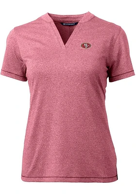 Cutter and Buck San Francisco 49ers Womens Forge Short Sleeve T-Shirt