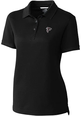 Cutter and Buck Atlanta Falcons Womens Advantage Short Sleeve Polo Shirt