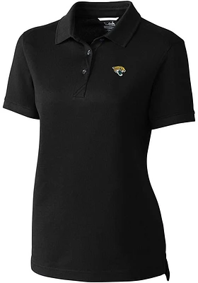 Cutter and Buck Jacksonville Jaguars Womens Advantage Short Sleeve Polo Shirt