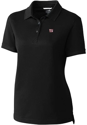 Cutter and Buck New York Giants Womens Advantage Short Sleeve Polo Shirt