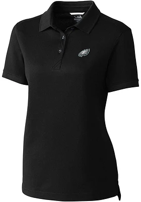 Cutter and Buck Philadelphia Eagles Womens Advantage Short Sleeve Polo Shirt