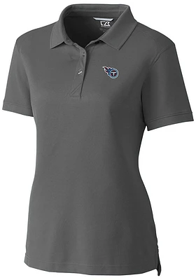 Cutter and Buck Tennessee Titans Womens Advantage Short Sleeve Polo Shirt
