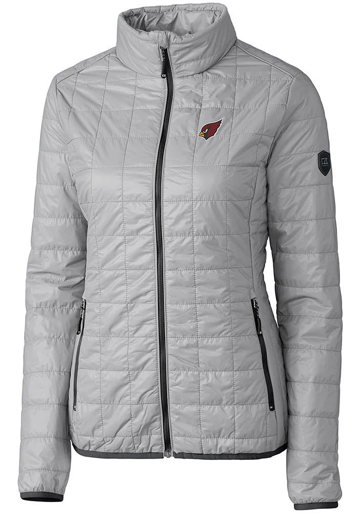 Cutter and Buck Arizona Cardinals Womens Rainier PrimaLoft Filled Jacket