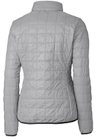 Cutter and Buck Baltimore Ravens Womens Grey Rainier PrimaLoft Filled Jacket