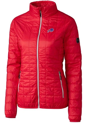 Cutter and Buck Buffalo Bills Womens Red Rainier PrimaLoft Filled Jacket