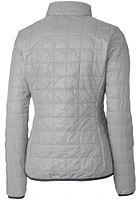 Cutter and Buck Carolina Panthers Womens Grey Rainier PrimaLoft Filled Jacket
