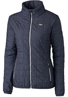 Cutter and Buck Denver Broncos Womens Grey Rainier PrimaLoft Filled Jacket