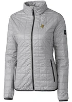 Cutter and Buck Minnesota Vikings Womens Grey Rainier PrimaLoft Filled Jacket