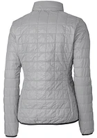 Cutter and Buck Minnesota Vikings Womens Grey Rainier PrimaLoft Filled Jacket