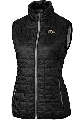 Cutter and Buck Baltimore Ravens Womens Rainier PrimaLoft Vest