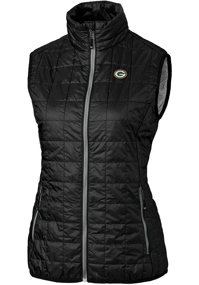 Cutter and Buck Green Bay Packers Womens Rainier PrimaLoft Vest