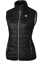 Cutter and Buck Green Bay Packers Womens Rainier PrimaLoft Vest
