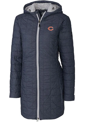 Cutter and Buck Chicago Bears Womens Grey Rainier PrimaLoft Filled Jacket